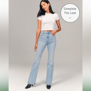 Abercrombie 70s vintage flare ultra high rise jeans